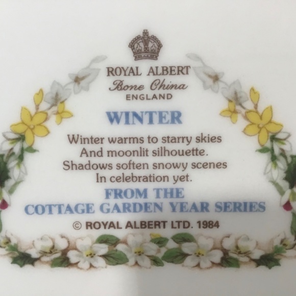 4 Vintage ROYAL ALBERT COLLECTORS PLATES - Picture 4 of 10